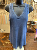 Sequin V Neck Tank Top in Beige, Black, White or Navy