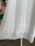 Dress Extender with Lace Trim in Beige, Black or White