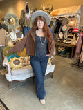 Chocolate Fringe Jacket