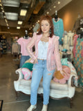 Sheer Pink Blazer