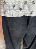 Vervet Black Baggy Wide Jean