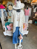 Gauze Tank Top in Cream or Mocha