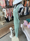 Baggy Jumpsuit in Black or Olive