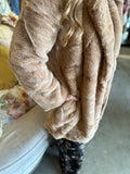 Mocha Mousse Faux Fur Jacket