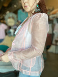 Sheer Pink Blazer