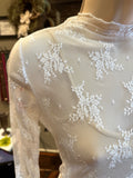 Sheer Lace Top in Beige, Black, Coffee and White