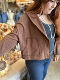 Chocolate Fringe Jacket