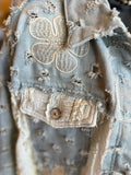 Denim Daisy Lace Jacket