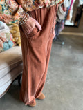 Camel Mineral Washed Pant