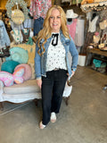 Vervet Black Baggy Wide Jean