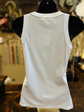 Rib Knit Racer Back Tank