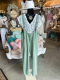 Baggy Jumpsuit in Black or Olive