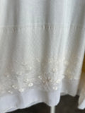 Dress Extender with Lace Trim in Beige, Black or White