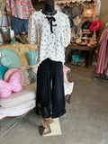 Vervet Black Baggy Wide Jean