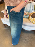Denim Drawstring Jean