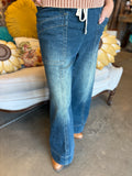 Denim Drawstring Jean