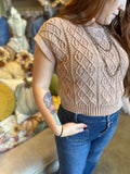 Mocha Mousse Sleeveless Sweater