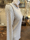 Ivory or Mocha Printed Thermal Top