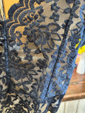 Ivory or Black Lace Bralette