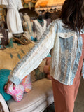 Denim Daisy Lace Jacket
