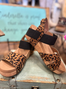Corkys Better With Time Sandal in Leopoard