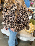 Leopard Cropped Jacket