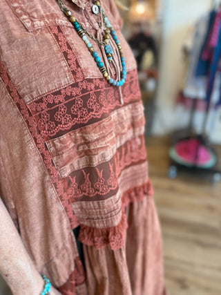 Terracotta Maxi Top