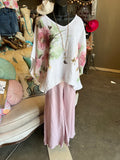 Pink Linen Pant