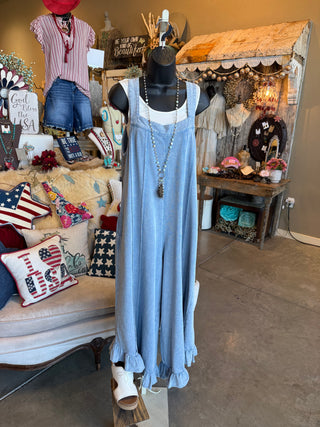 Dusty Blue Jumpsuit
