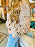 Latte Sweater Blouse