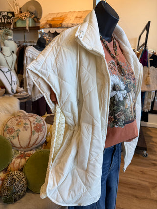 White Puffer Vest