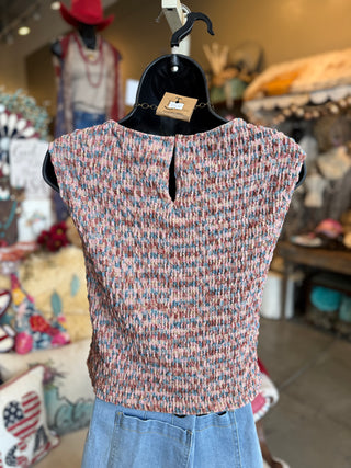 Multi Color Knit Tank Top