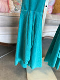 Turquoise Flared Yoga Pant