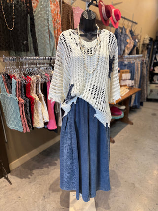 Star Crochet Sweater