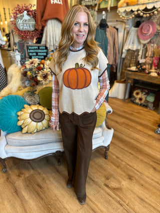 Brown Twill Pant