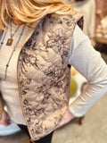 Brown Quilted Vest