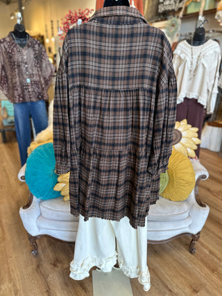 Star Plaid Tunic/Dress
