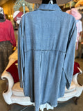 Washed Denim Dress