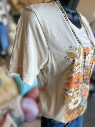 Boho Floral Graphic Tee