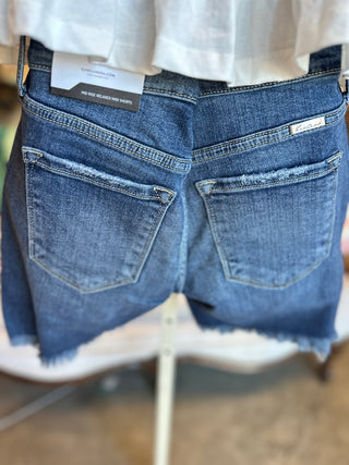 Kancan Denim Fringe Short
