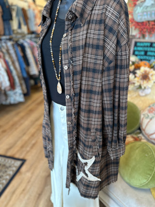 Star Plaid Tunic/Dress