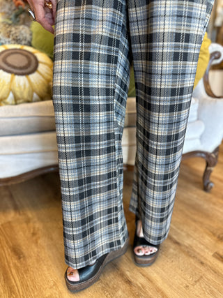 Black  or Coco Plaid Pant