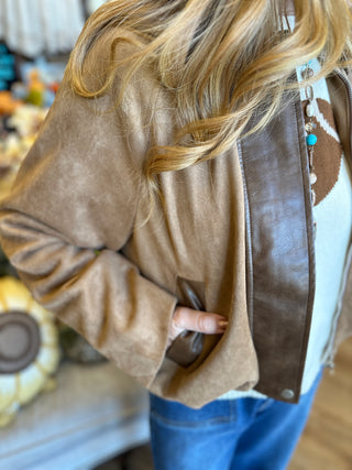 Mocha Bomber Jacket