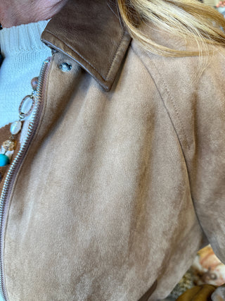 Mocha Bomber Jacket