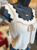 Cream Sweater Cami