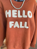 Hello Fall Terry Knit Top