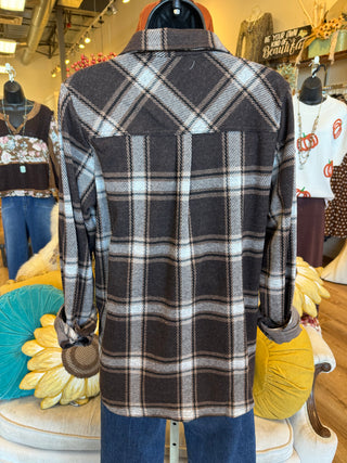 Brown Plaid Flannel