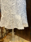 White Lace Mini Dress