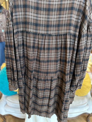 Star Plaid Tunic/Dress