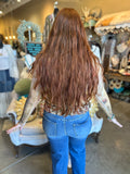 Vintage Bird Mesh Top